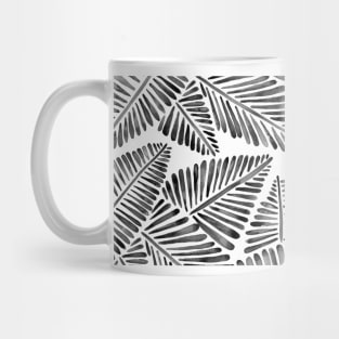 Black Banana Leaves Mug